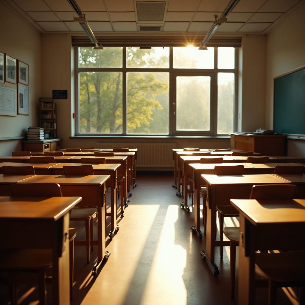 Sală de curs pregătită pentru o sesiune despre comunicare profesională